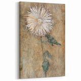Elegant Chrysanthemum Modern Wall Art - Minimalist Contemporary Art Print