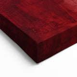 Bold Red Abstract Strokes - Contemporary Wall Art on Canvas