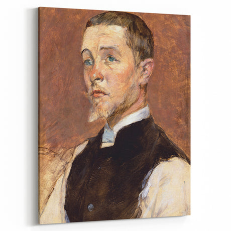 Classic Portrait of Albert Grenier - Vintage Art by Henri de Toulouse-Lautrec
