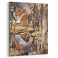 Oxenbridge Pond Landscape - Modern Nature Art Print by Paul Nash