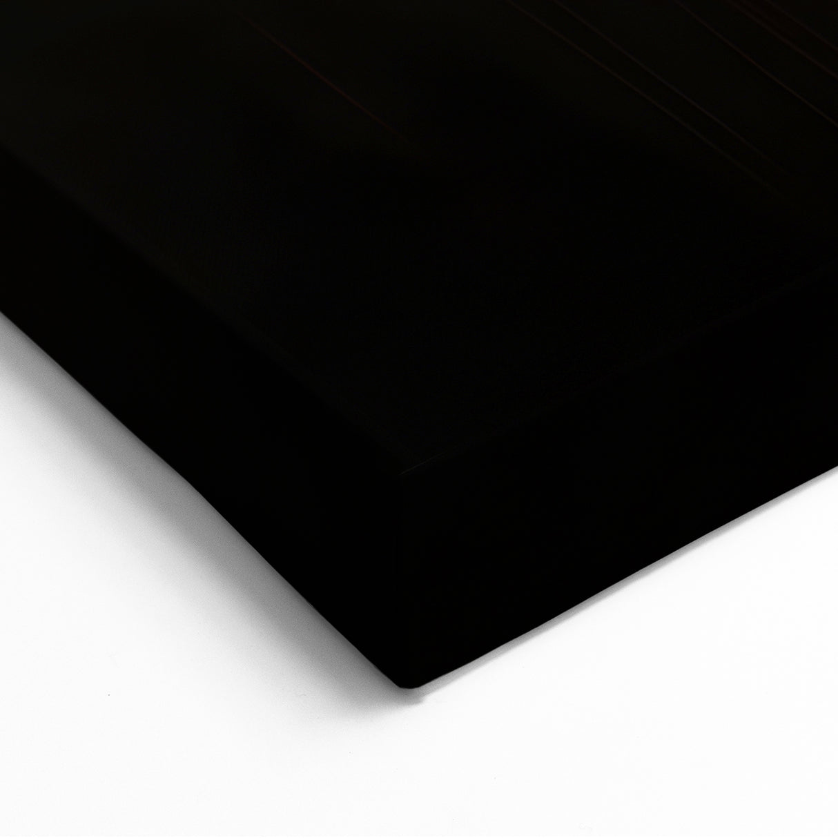 Dramatic Abstract Strokes - Fiery Orange and Black Wall Art