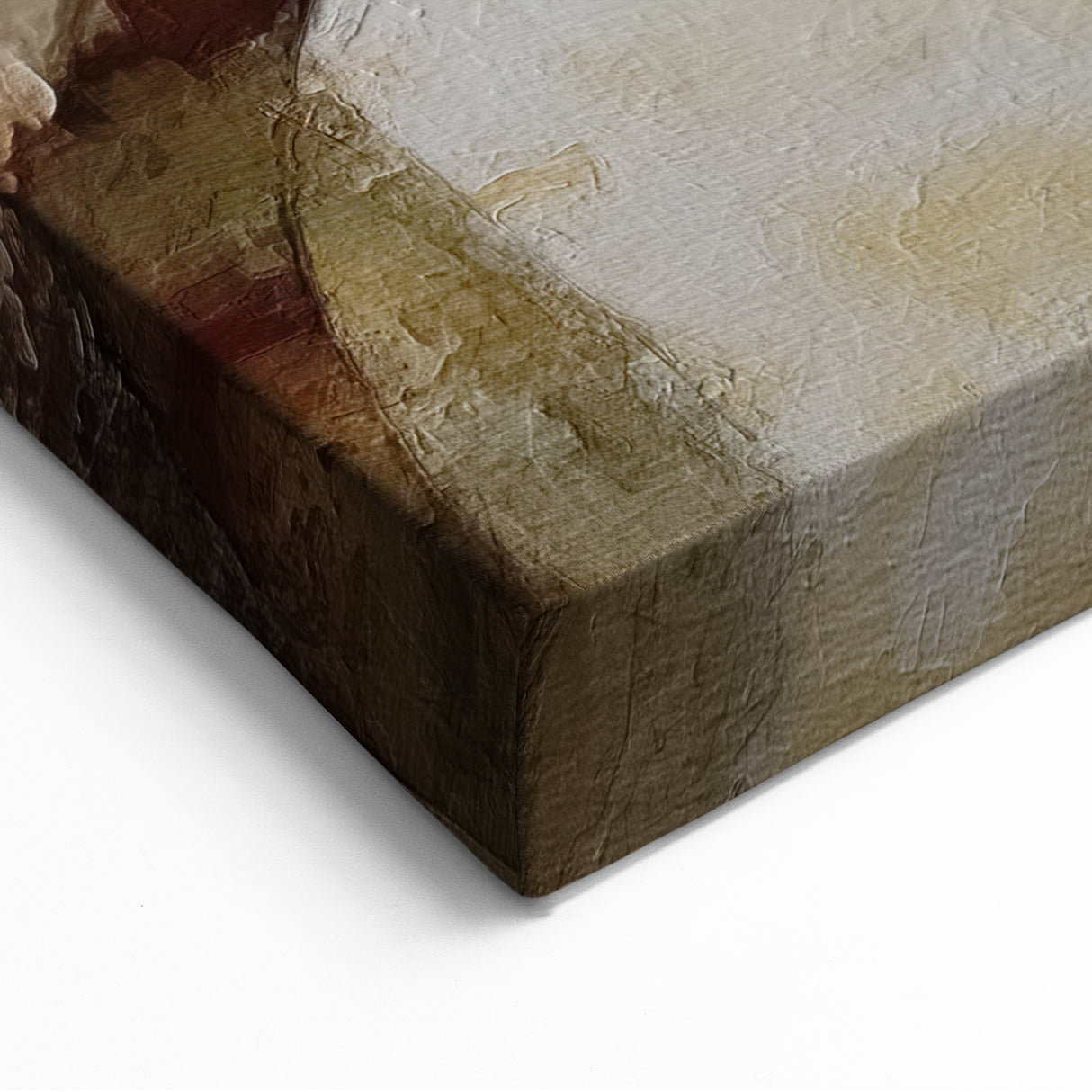 Historic Abstract Architecture Art Print – Rustic Building Wall Decor