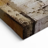 Rustic Abstract Architecture Cityscape Art – Timeless Wall Decor