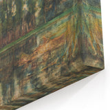 Farmstead Reflections: Modern Wall Art with Nature's Serenity