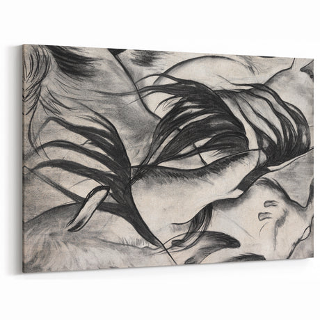 Abstract Animal Forms - Expressive Modern Wall Art in Monochrome