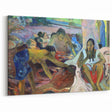 Tahitian Fisherwomen - Vibrant Modern Wall Art with Cultural Essence