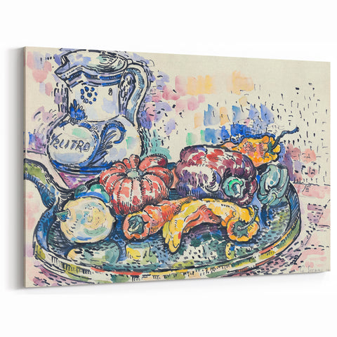 Vibrant Still Life with Jug - Modern Wall Art in Playful Colors