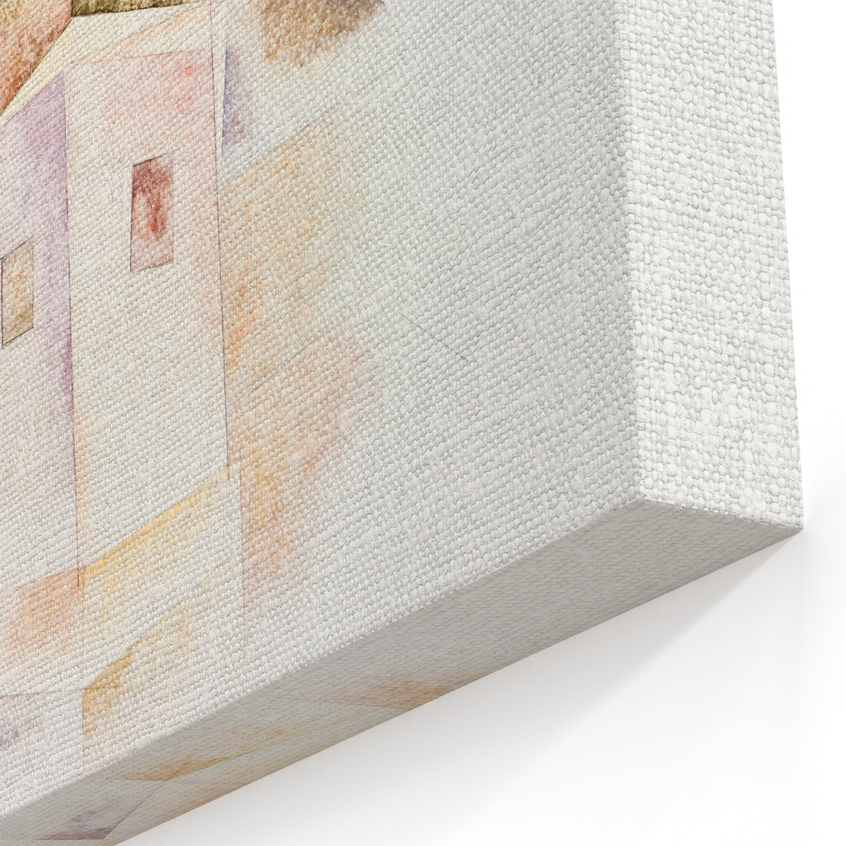 Abstract Bermuda Landscape - Soft Modern Wall Art in Pastel Hues