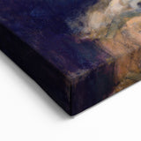 The Children's Meal - Cozy Modern Wall Art with Family Scene in Warm Tones