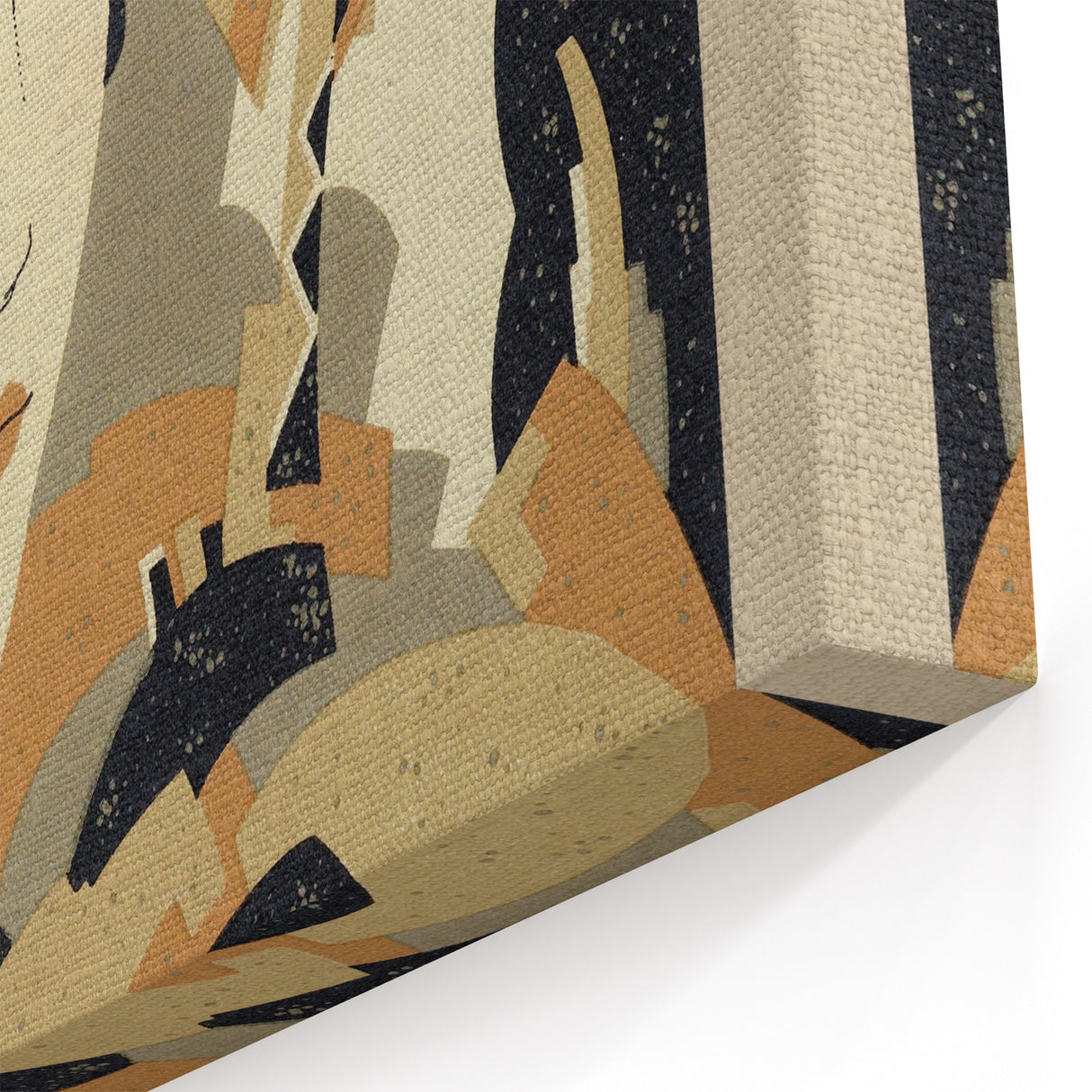 Art Deco Woman’s Portrait - Stylish Modern Wall Art in Neutral Tones