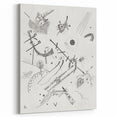 Small Worlds - Abstract Modern Wall Art in Monochrome Line Design