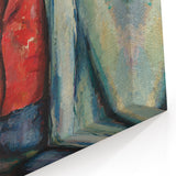 Boy in a Red Waistcoat - Classic Portrait Art with Bold Colors