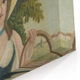 Woman with Basket of Eggs - Rustic Portrait Wall Art by Henri Rousseau