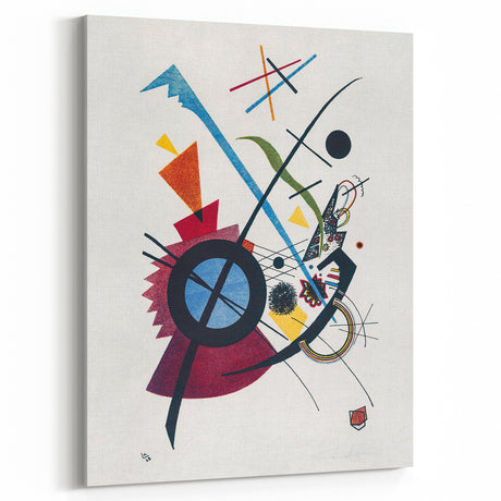 Violet by Wassily Kandinsky - Vibrant Geometric Abstract Print Art