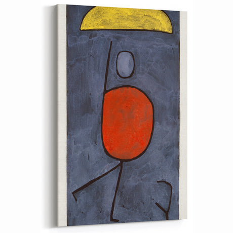 Modern Wall Art - Abstract Figure with Umbrella | Minimalist Decor