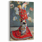 Impressionist Wall Art: Claude Monet's Camille in Japanese Costume Print