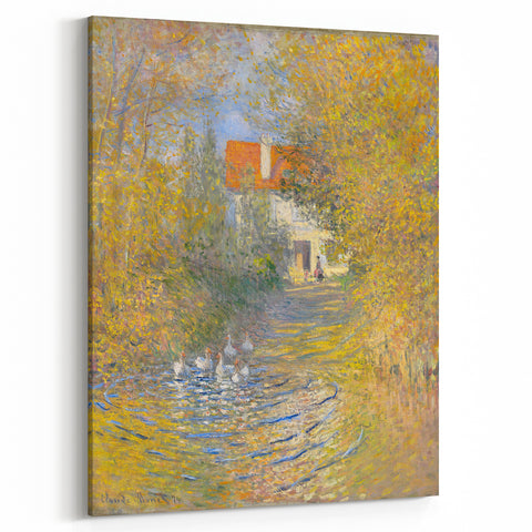 Impressionist Wall Art: Claude Monet's The Geese 1874 Landscape Print