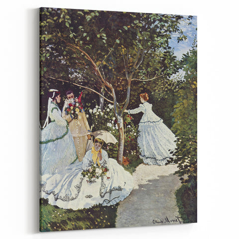 Impressionist Wall Art: Claude Monet's Women in the Garden Print