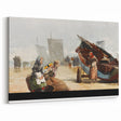 Realism Art Prints - Beach Scene, Cullercoats by Winslow Homer Coastal Art