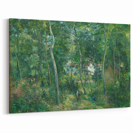 Impressionist Forest Scene - Edge of the Woods by Camille Pissarro Print