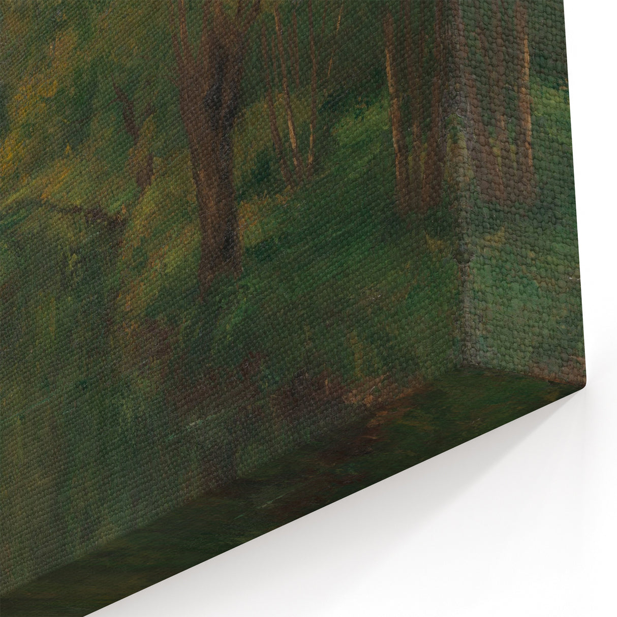Realism Art Prints - Brook in a Clearing by Gustave Courbet Nature Scene