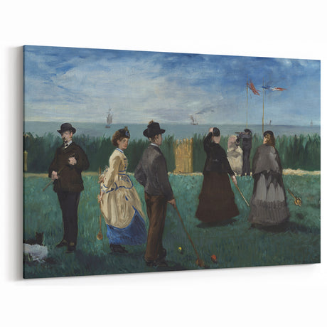 Impressionist Wall Art - The Croquet Game by Edouard Manet Print