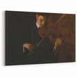 Realism Art Prints - The Violinist by Thomas Eakins Music Portrait Art