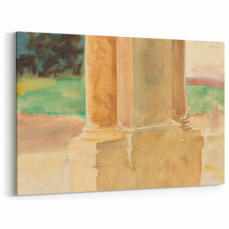 Elegant Impressionism Wall Art: Architectural Study by Sargent Print