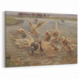 Geese on Saltholm by Philipsen: Rustic Impressionist Wildlife Wall Art
