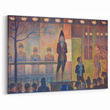 Circus Sideshow by Seurat: Vibrant Pointillist Impressionist Wall Art