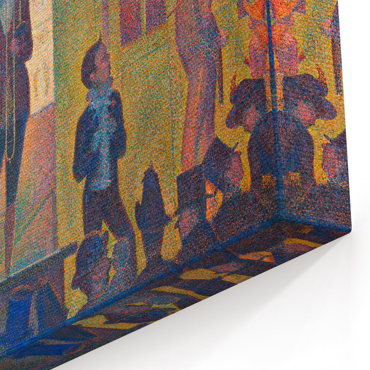 Circus Sideshow by Seurat: Vibrant Pointillist Impressionist Wall Art