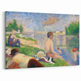 Bathers at Asnières by Seurat: Tranquil Impressionist Wall Art Print