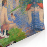 Bathers at Asnières by Seurat: Tranquil Impressionist Wall Art Print