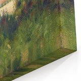 Grassy Riverbank by Seurat: Peaceful Impressionist Landscape Wall Art