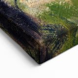 Grassy Riverbank by Seurat: Peaceful Impressionist Landscape Wall Art