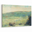 Landscape at Saint-Ouen by Seurat: Soft Impressionist Landscape Wall Art