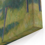 Landscape with Stake by Seurat: Peaceful Impressionist Wall Art Print