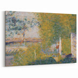 The Bridge at Bineau by Seurat: Soft Impressionist Landscape Wall Art