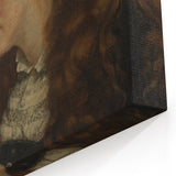 Realism Art Prints - Intimate Portrait of Woman with Mirror on Canvas