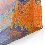 Golfe-Juan by Paul Signac: Colorful Coastal Pointillist Wall Art Print