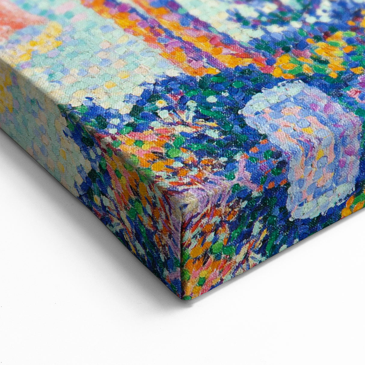Golfe-Juan by Paul Signac: Colorful Coastal Pointillist Wall Art Print