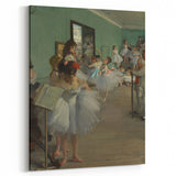 The Dance Class by Degas: Elegant Ballet Studio Impressionist Wall Art