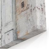 Vintage Italian Door Art - Rustic Architecture Canvas Wall Print