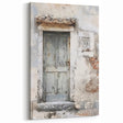 Aged Italian Door Canvas Print - Rustic Vintage Architecture Wall Art