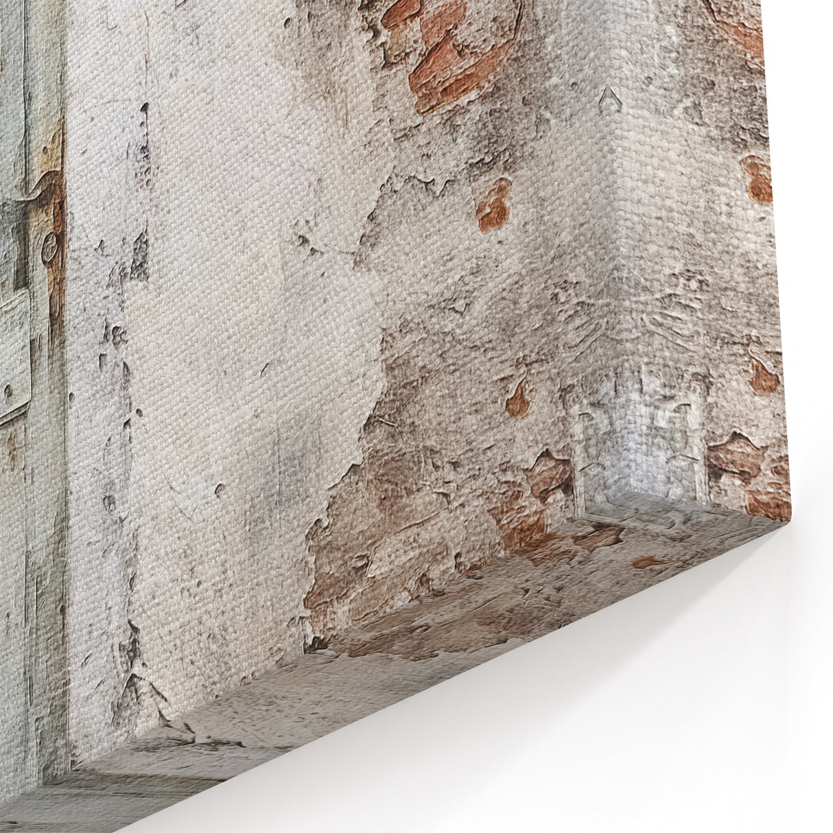 Aged Italian Door Canvas Print - Rustic Vintage Architecture Wall Art