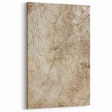 Textured Abstract Strokes - Beige and Light Brown Wall Art