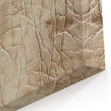 Textured Abstract Strokes - Beige and Light Brown Wall Art