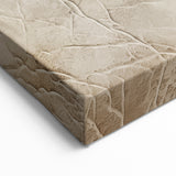 Textured Abstract Strokes - Beige and Light Brown Wall Art