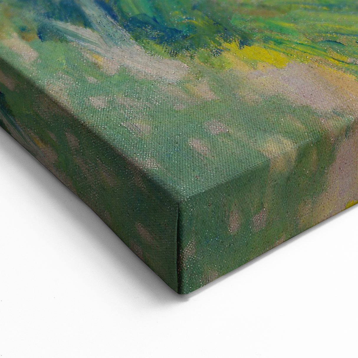 Panoramic Village Landscape Wall Art - Vibrant Modern Countryside Decor