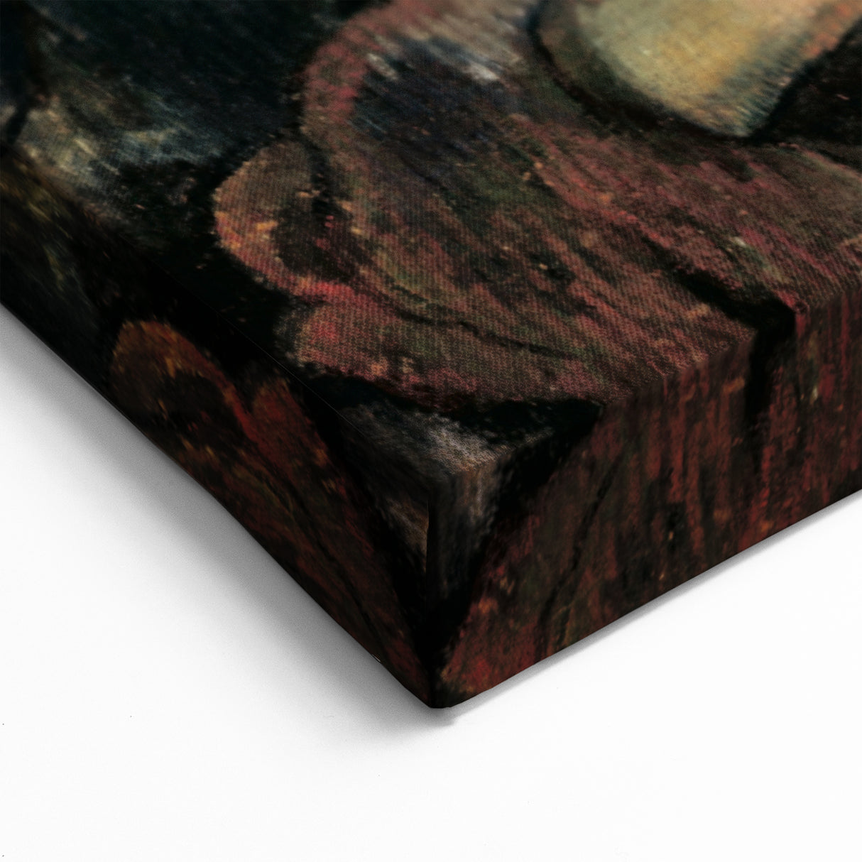 Contemplative Figure Wall Art - Dark Modern Expressionist Decor